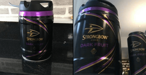 Morrisons is selling huge kegs of Strongbow Dark Fruit for a bargain price Morrisons is selling huge kegs of Strongbow Dark Fruit for a bargain price