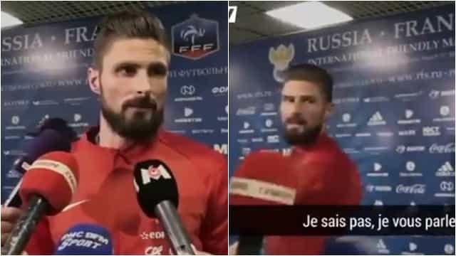 Olivier Giroud threatened to storm out of interview after media’s interest in teammate Olivier Giroud threatened to storm out of interview after media’s interest in teammate