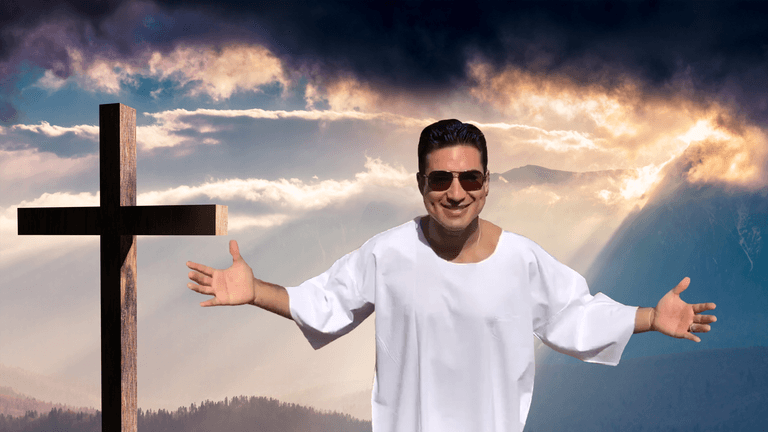 Mario Lopez just got baptised in the same river as Jesus and is therefore our new Messiah Mario Lopez just got baptised in the same river as Jesus and is therefore our new Messiah