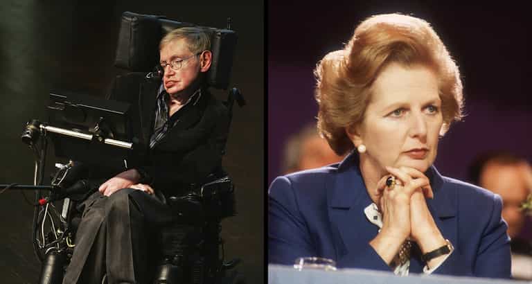 One of Hawking’s biggest regrets was not having an opportunity to run over Margaret Thatcher’s toes One of Hawking’s biggest regrets was not having an opportunity to run over Margaret Thatcher’s toes
