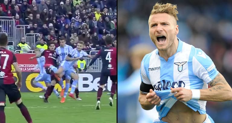 WATCH: Lazio’s Ciro Immobile scores incredible ‘Scorpio’ volley in Serie A WATCH: Lazio’s Ciro Immobile scores incredible ‘Scorpio’ volley in Serie A