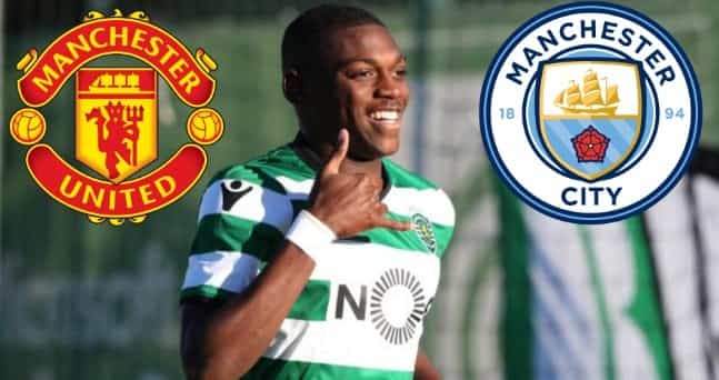Manchester United and Manchester City tracking latest Sporting Lisbon wonderkid Manchester United and Manchester City tracking latest Sporting Lisbon wonderkid