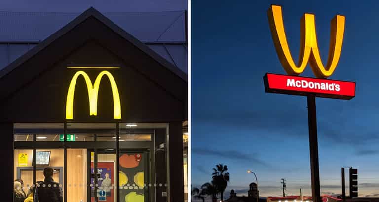 McDonald’s is flipping its golden arches upside down McDonald’s is flipping its golden arches upside down