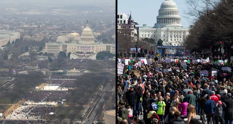 March for Our Lives crowd bigger than Trump’s inauguration, officials say March for Our Lives crowd bigger than Trump’s inauguration, officials say