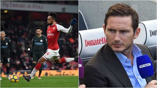 One aspect of Pierre-Emerick Aubameyang’s penalty baffled Frank Lampard One aspect of Pierre-Emerick Aubameyang’s penalty baffled Frank Lampard