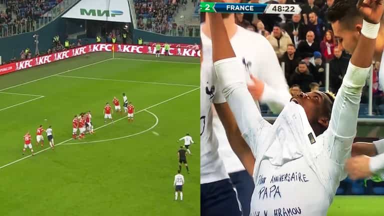 WATCH: Paul Pogba follows inch-perfect assist with stunning free-kick for France WATCH: Paul Pogba follows inch-perfect assist with stunning free-kick for France