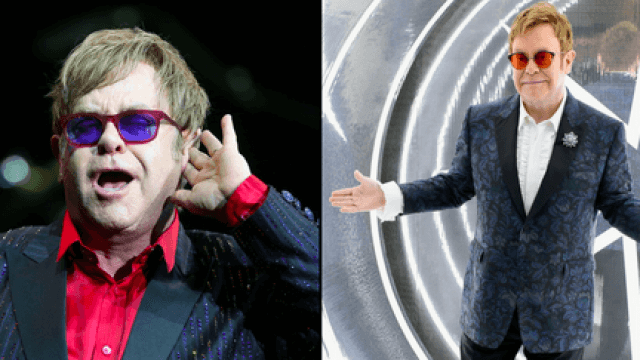 Furious Elton John launches into expletive-ridden rant at fan and storms off stage in Las Vegas after he touches him Furious Elton John launches into expletive-ridden rant at fan and storms off stage in Las Vegas after he touches him