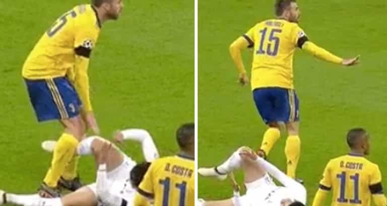 WATCH: Juventus star somehow escapes red card for blatant stamps on Son Heung-min WATCH: Juventus star somehow escapes red card for blatant stamps on Son Heung-min