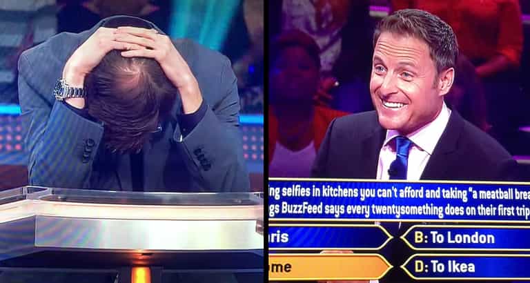 The moment a very cocky Who Wants To Be A Millionaire contestant got the first question wrong The moment a very cocky Who Wants To Be A Millionaire contestant got the first question wrong