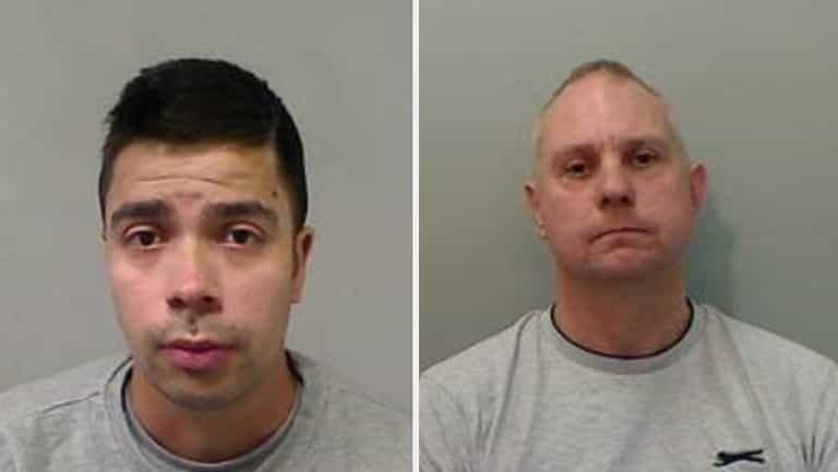 Two men in custody after police find them ‘tied up on bench and covered in paint’ Two men in custody after police find them ‘tied up on bench and covered in paint’