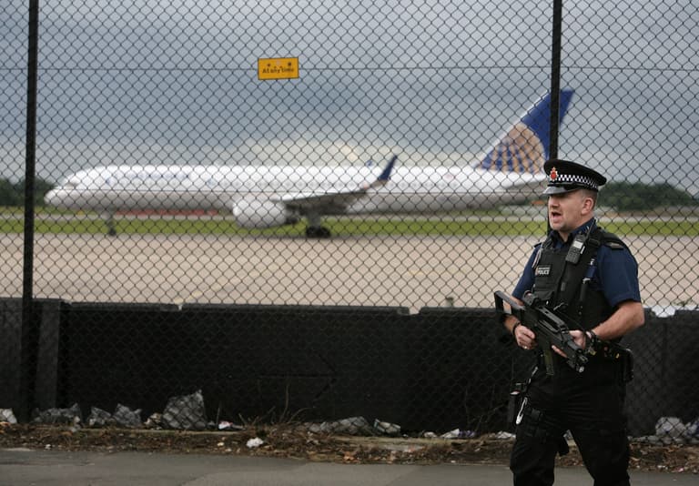 Controlled explosion at Manchester airport after evacuation Controlled explosion at Manchester airport after evacuation