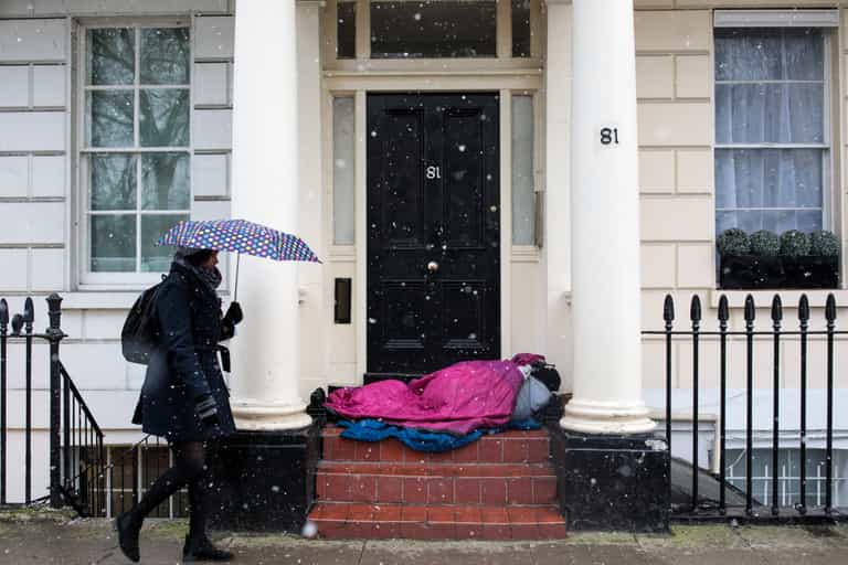 At least 449 homeless people died in the UK last year At least 449 homeless people died in the UK last year