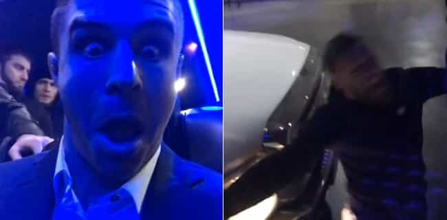 New footage shows Khabib Nurmagomedov’s reaction to seeing Conor McGregor attacking bus New footage shows Khabib Nurmagomedov’s reaction to seeing Conor McGregor attacking bus