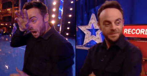 Britain’s Got Talent viewers worried by Ant’s behaviour on last night’s show Britain’s Got Talent viewers worried by Ant’s behaviour on last night’s show