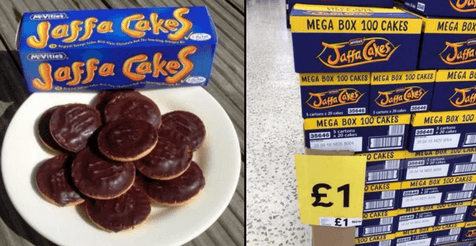 Tesco is selling massive boxes of 100 Jaffa Cakes for £1 Tesco is selling massive boxes of 100 Jaffa Cakes for £1