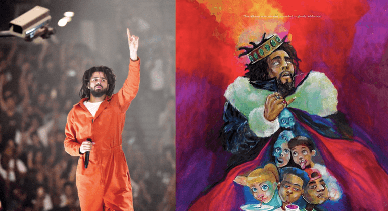 J. Cole has revealed artwork and tracklisting for new album K.O.D. J. Cole has revealed artwork and tracklisting for new album K.O.D.