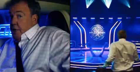Jeremy Clarkson spins car into the Who Wants to be a Millionaire? studio in first look at new series Jeremy Clarkson spins car into the Who Wants to be a Millionaire? studio in first look at new series