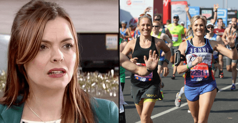 Tracy Barlow is a frontrunner for the London Marathon and everyone is making the same joke Tracy Barlow is a frontrunner for the London Marathon and everyone is making the same joke