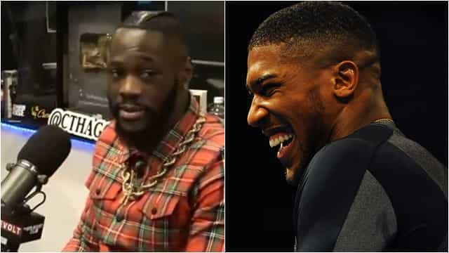 Anthony Joshua references Deontay Wilder’s disgusting remarks in post-fight press conference Anthony Joshua references Deontay Wilder’s disgusting remarks in post-fight press conference