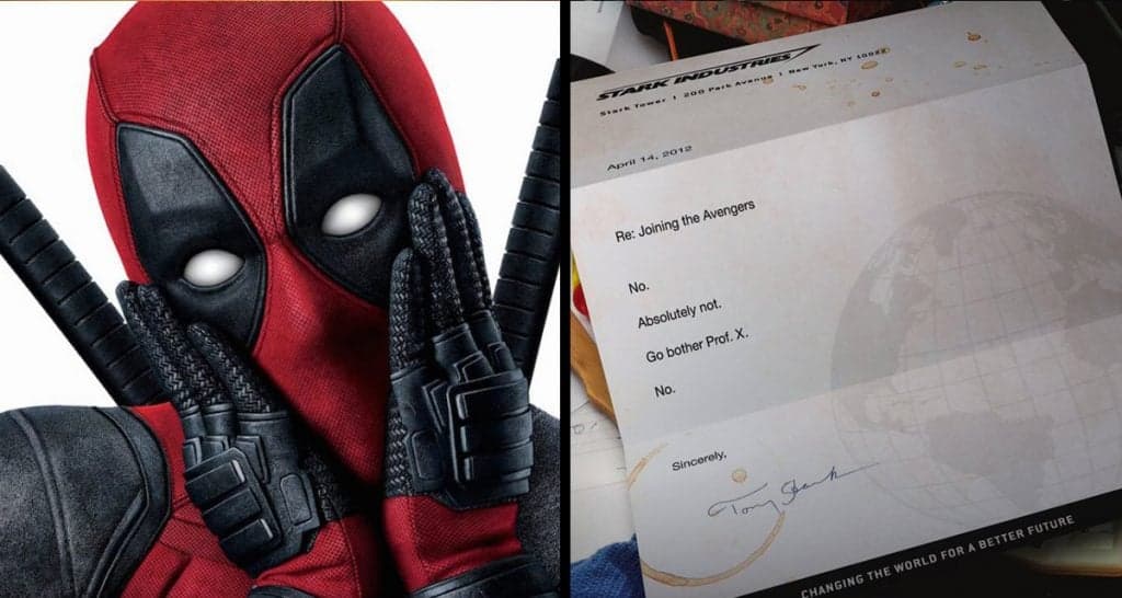 Ryan Reynolds shared a hilarious rejection letter from the Avengers
