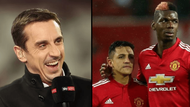 Gary Neville’s reaction to Pogba and Sanchez being dropped will divide Man Utd fans Gary Neville’s reaction to Pogba and Sanchez being dropped will divide Man Utd fans