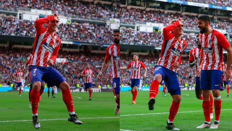 Antoine Griezmann’s unusual celebration in the Madrid Derby has been explained Antoine Griezmann’s unusual celebration in the Madrid Derby has been explained