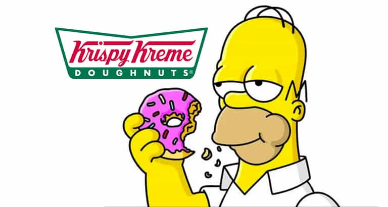 Krispy Kreme are selling real life Homer Simpsons doughnuts Krispy Kreme are selling real life Homer Simpsons doughnuts