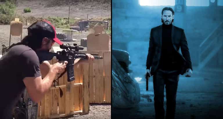 Keanu Reeves shooting practice footage is getting us very excited for John Wick 3 Keanu Reeves shooting practice footage is getting us very excited for John Wick 3