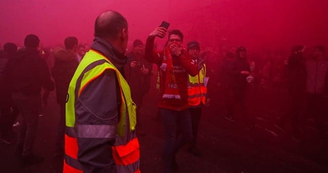 Liverpool issue pyrotechnic and smoke bomb warning ahead of Manchester City tie Liverpool issue pyrotechnic and smoke bomb warning ahead of Manchester City tie