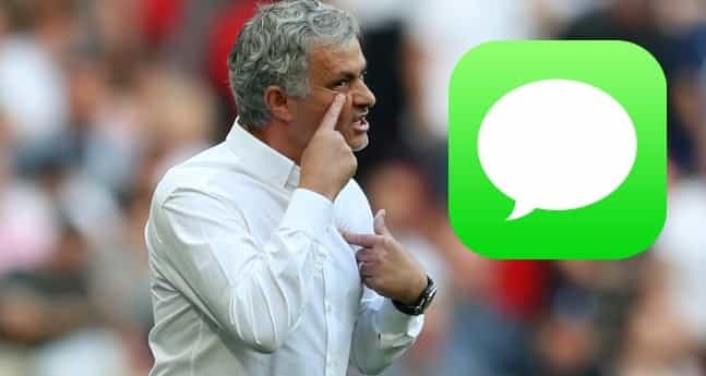 Jose Mourinho reveals text message high-profile Manchester United figure sent him before Spurs clash Jose Mourinho reveals text message high-profile Manchester United figure sent him before Spurs clash