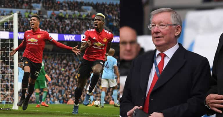 Man United fans enjoyed what Sir Alex Ferguson appeared to have done to his seat at The Etihad Man United fans enjoyed what Sir Alex Ferguson appeared to have done to his seat at The Etihad