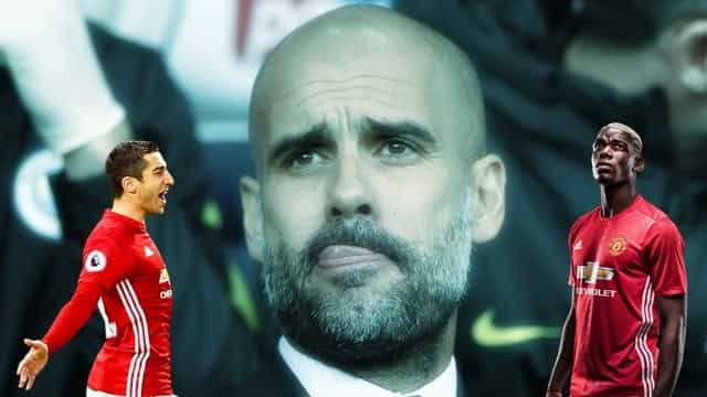 Pep Guardiola was offered both Paul Pogba and Henrikh Mkhitaryan in January Pep Guardiola was offered both Paul Pogba and Henrikh Mkhitaryan in January