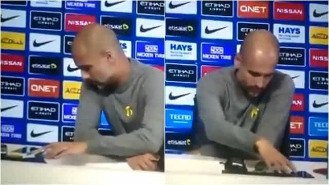 Pep Guardiola’s obsessive organisation of reporters’ phones speaks volumes Pep Guardiola’s obsessive organisation of reporters’ phones speaks volumes