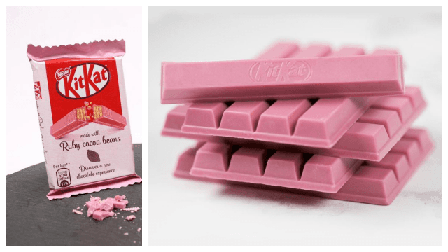 KitKat are launching a brand new pink chocolate bar KitKat are launching a brand new pink chocolate bar