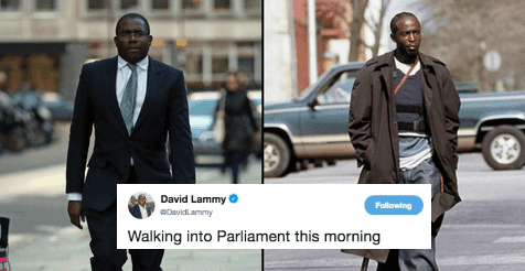 David Lammy compares himself to Omar from The Wire after Rudd resignation David Lammy compares himself to Omar from The Wire after Rudd resignation