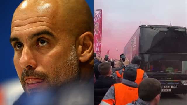Pep Guardiola has been speaking about the incident before Man City’s Champions League loss to Liverpool Pep Guardiola has been speaking about the incident before Man City’s Champions League loss to Liverpool