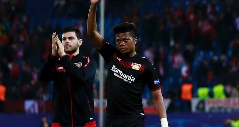 Bayer Leverkusen receive £52m bid for wonderkid winger Leon Bailey Bayer Leverkusen receive £52m bid for wonderkid winger Leon Bailey
