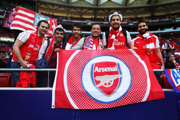 Arsenal fans reckon they’re set for victory in Madrid after discovering they’re not playing in blue Arsenal fans reckon they’re set for victory in Madrid after discovering they’re not playing in blue