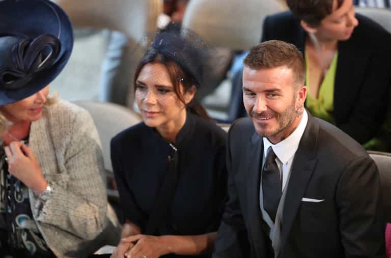 David Beckham broke church etiquette at the royal wedding David Beckham broke church etiquette at the royal wedding