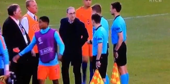 Martin O’Neill confronts referee following Ireland U17 penalty controversy Martin O’Neill confronts referee following Ireland U17 penalty controversy
