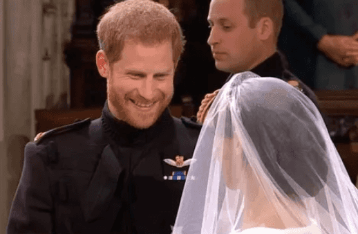 Nobody can decide what Harry said to Meghan after she walked down the aisle Nobody can decide what Harry said to Meghan after she walked down the aisle