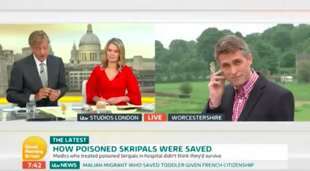 Richard Madeley goes full Partridge and cuts Defence Minister off by saying ‘interview terminated’
