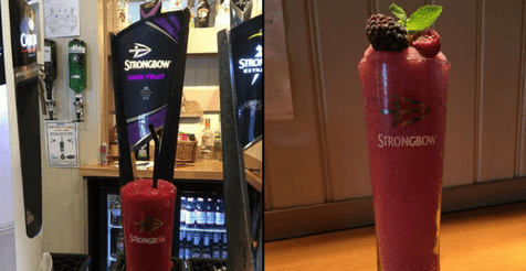 Strongbow Dark Fruit slushies are a thing and they look incredible Strongbow Dark Fruit slushies are a thing and they look incredible