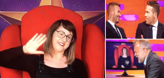 Irish girl on Graham Norton Show has a cracking story about a one night stand in Dublin Irish girl on Graham Norton Show has a cracking story about a one night stand in Dublin