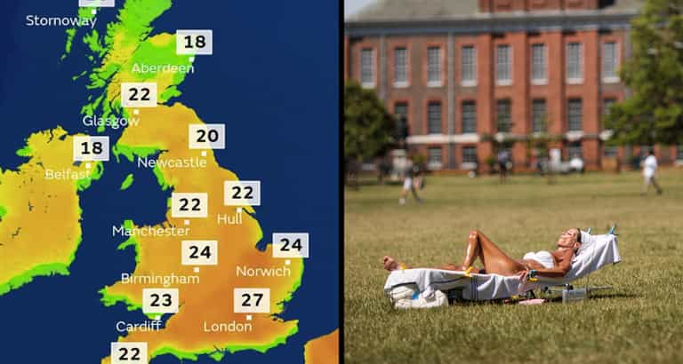 Bank Holiday Burn: Met Office confirm hottest May Bank Holiday ever Bank Holiday Burn: Met Office confirm hottest May Bank Holiday ever
