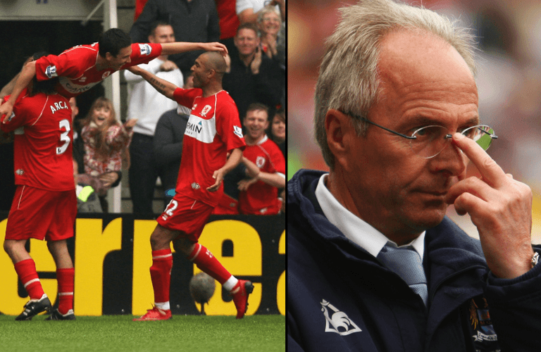 10 years ago today Middlesbrough absolutely battered Manchester City 8-1 10 years ago today Middlesbrough absolutely battered Manchester City 8-1