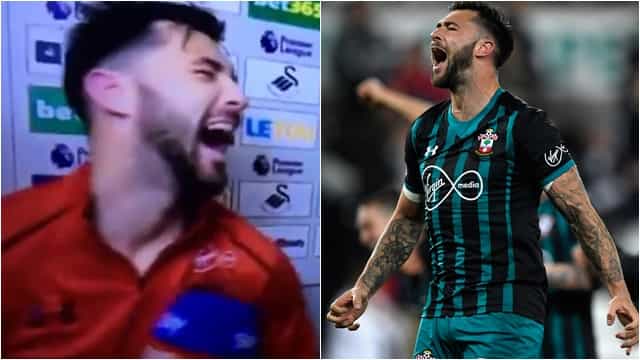 Charlie Austin was very quick to try to claim Alex McCarthy’s MOTM award Charlie Austin was very quick to try to claim Alex McCarthy’s MOTM award