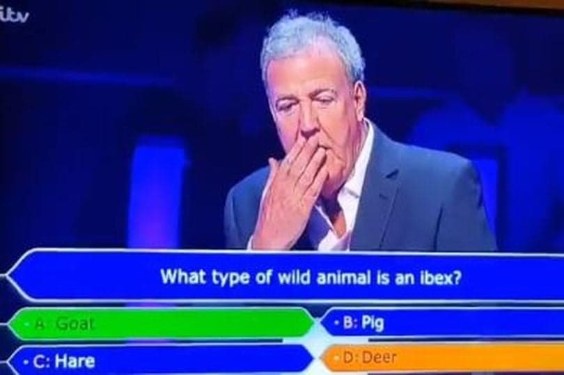 Jeremy Clarkson makes dream-shattering error on Who Wants To Be A Millionaire