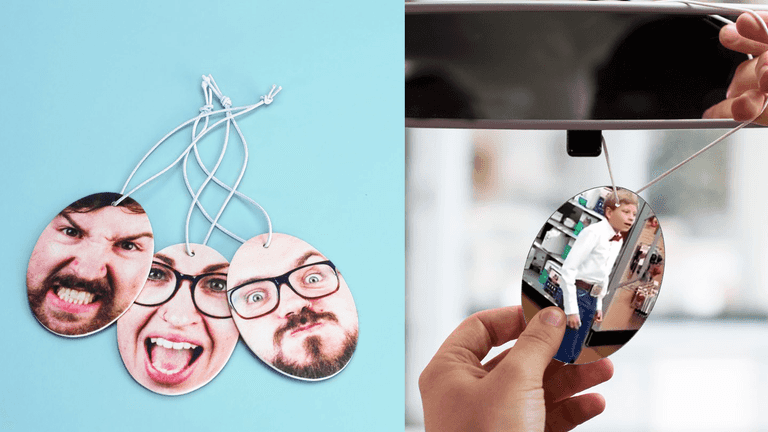 You can now buy car air fresheners with your best mate’s face on You can now buy car air fresheners with your best mate’s face on