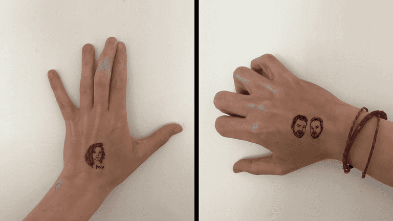 Get your best friend’s face temporarily tattooed on your body to show you care Get your best friend’s face temporarily tattooed on your body to show you care
